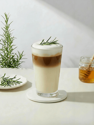 Rosemary Honey Latte