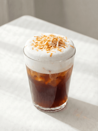 Toasted Coconut Milk Foam Cold Brew