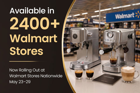 Casabrews Espresso Machines Now Available in Over 2,400 Walmart Stores
