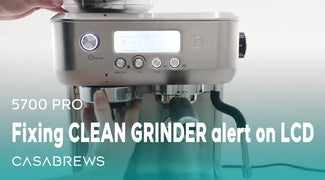 How to Solve the Problem that CLEAN GRINDER is Shown on LCD Display?